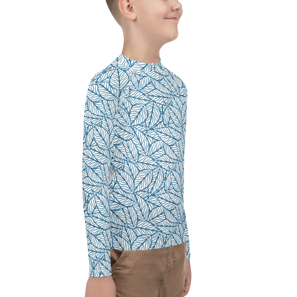 Colorful Fall Leaves | Seamless Patterns | All-Over Print Youth Rash Guard - #10