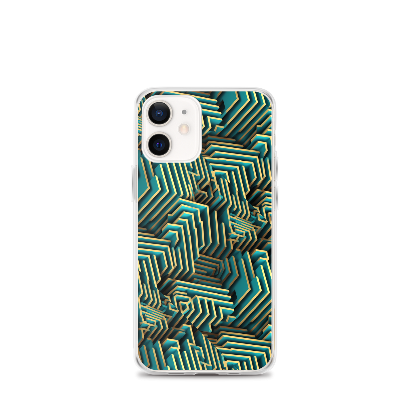 3D Maze Illusion | 3D Patterns | Clear Case for iPhone - #5