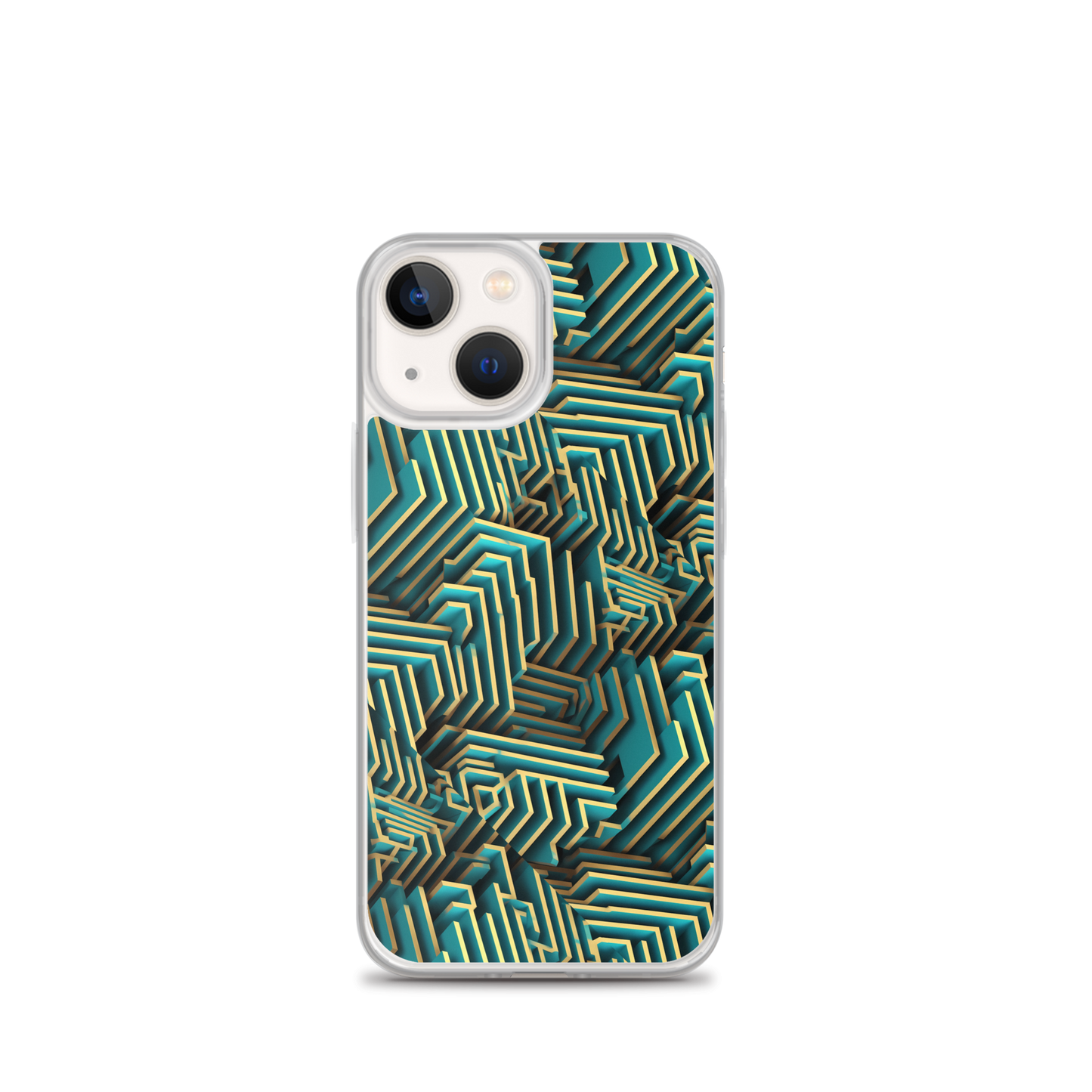 3D Maze Illusion | 3D Patterns | Clear Case for iPhone - #5