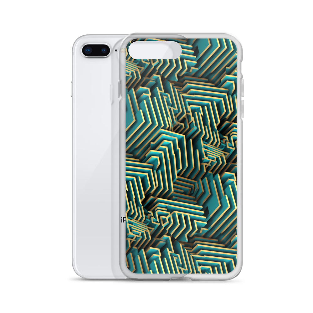 3D Maze Illusion | 3D Patterns | Clear Case for iPhone - #5