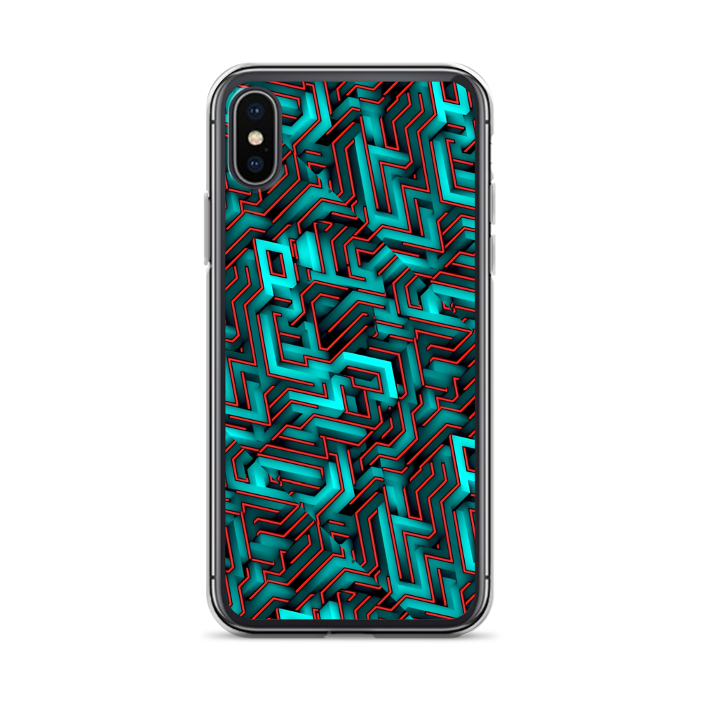 3D Maze Illusion | 3D Patterns | Clear Case for iPhone - #2