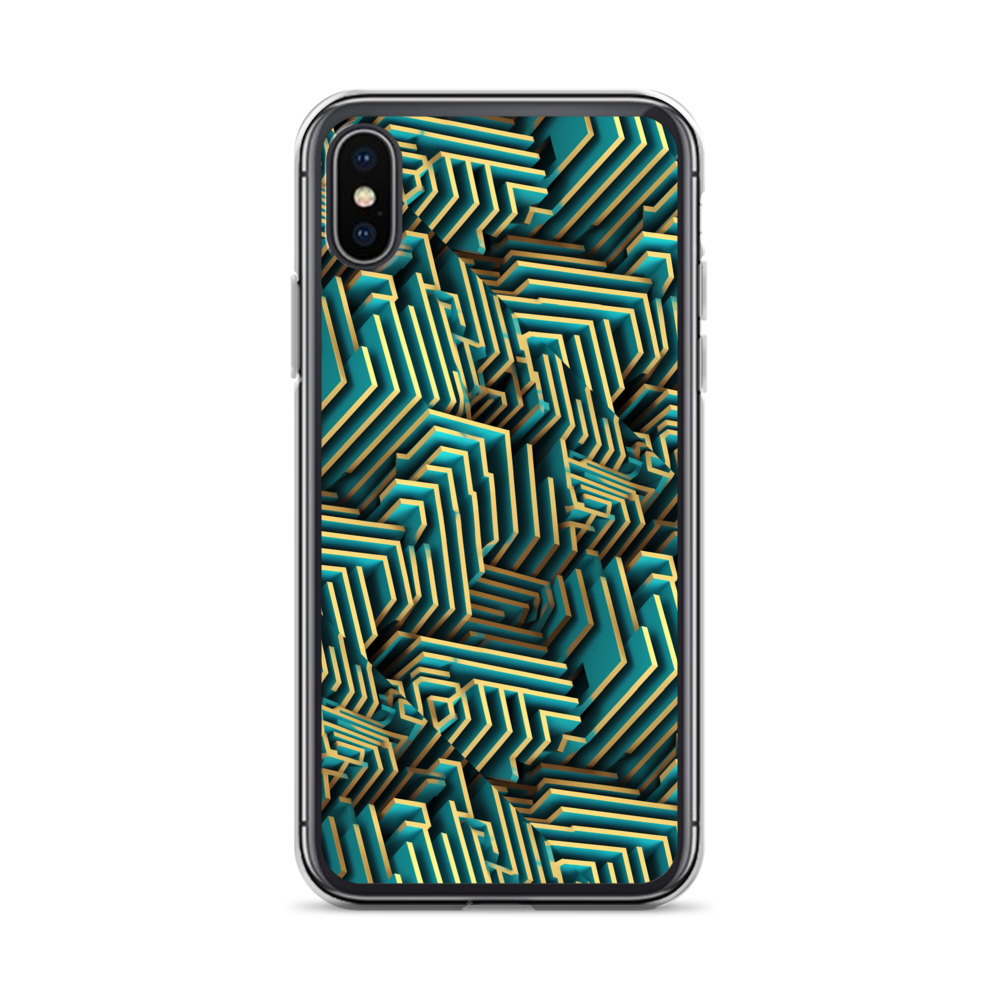 3D Maze Illusion | 3D Patterns | Clear Case for iPhone - #5