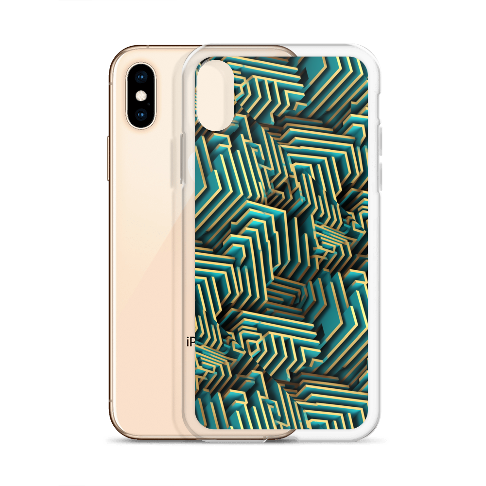 3D Maze Illusion | 3D Patterns | Clear Case for iPhone - #5