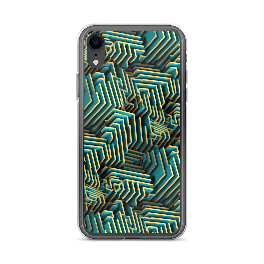 3D Maze Illusion | 3D Patterns | Clear Case for iPhone - #5