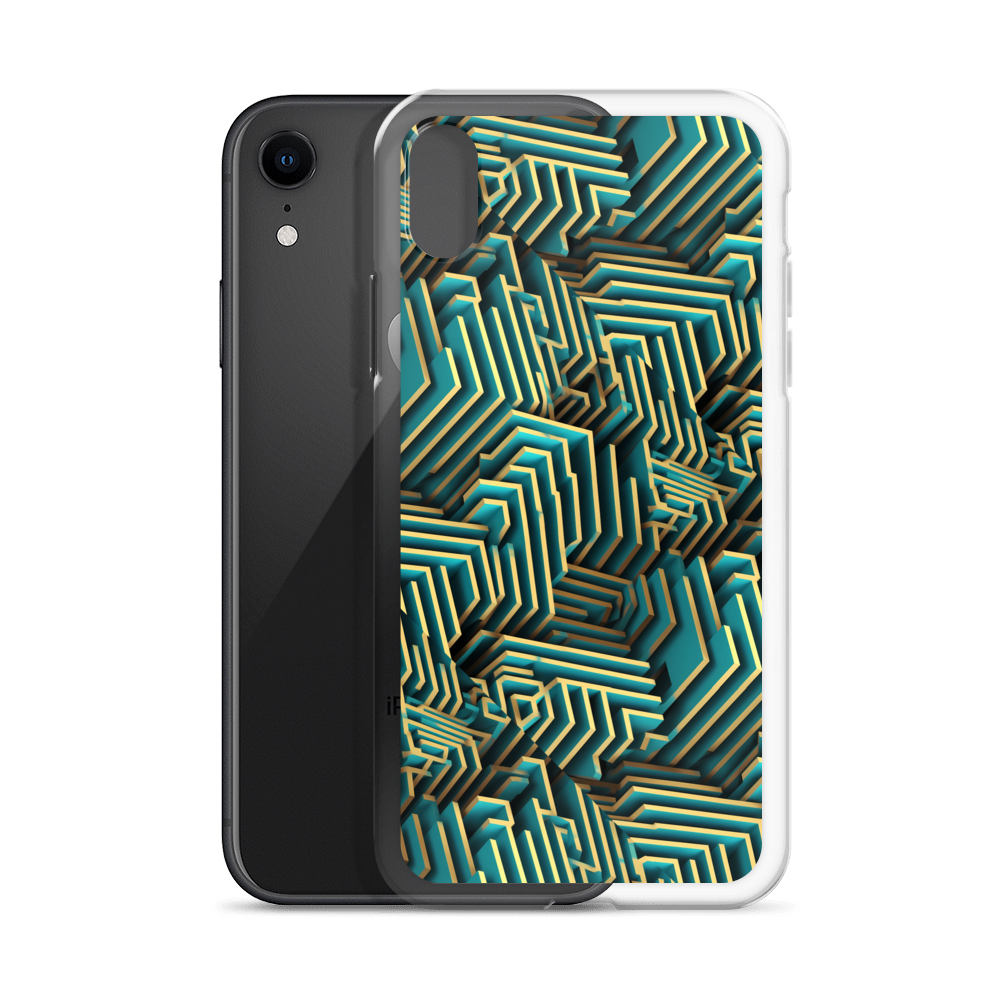 3D Maze Illusion | 3D Patterns | Clear Case for iPhone - #5