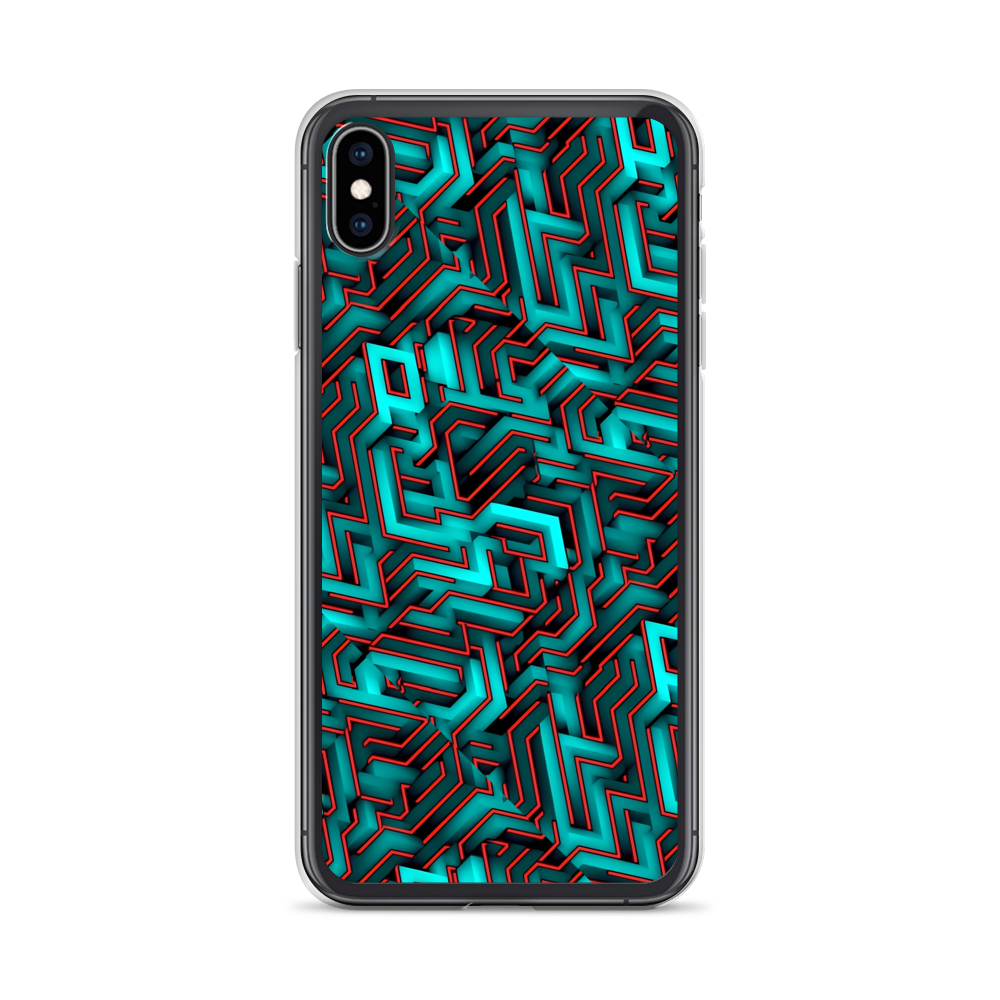 3D Maze Illusion | 3D Patterns | Clear Case for iPhone - #2