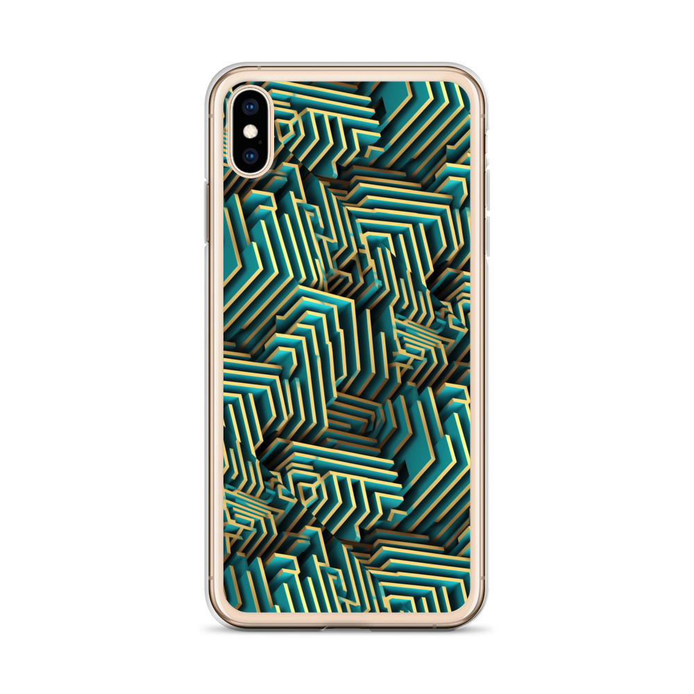 3D Maze Illusion | 3D Patterns | Clear Case for iPhone - #5