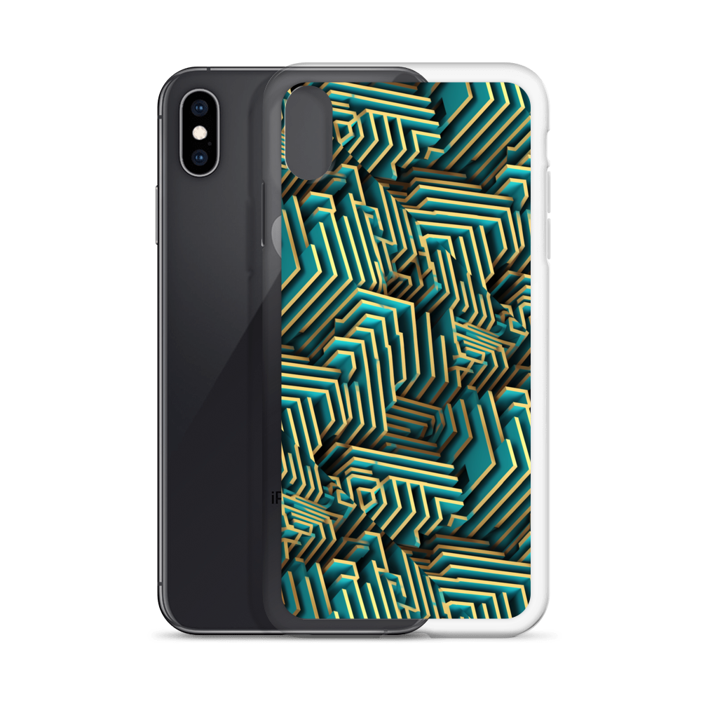 3D Maze Illusion | 3D Patterns | Clear Case for iPhone - #5