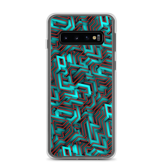 3D Maze Illusion | 3D Patterns | Clear Case for Samsung - #2