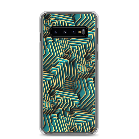 3D Maze Illusion | 3D Patterns | Clear Case for Samsung - #5