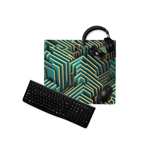 3D Maze Illusion | 3D Patterns | Gaming Mouse Pad - #1