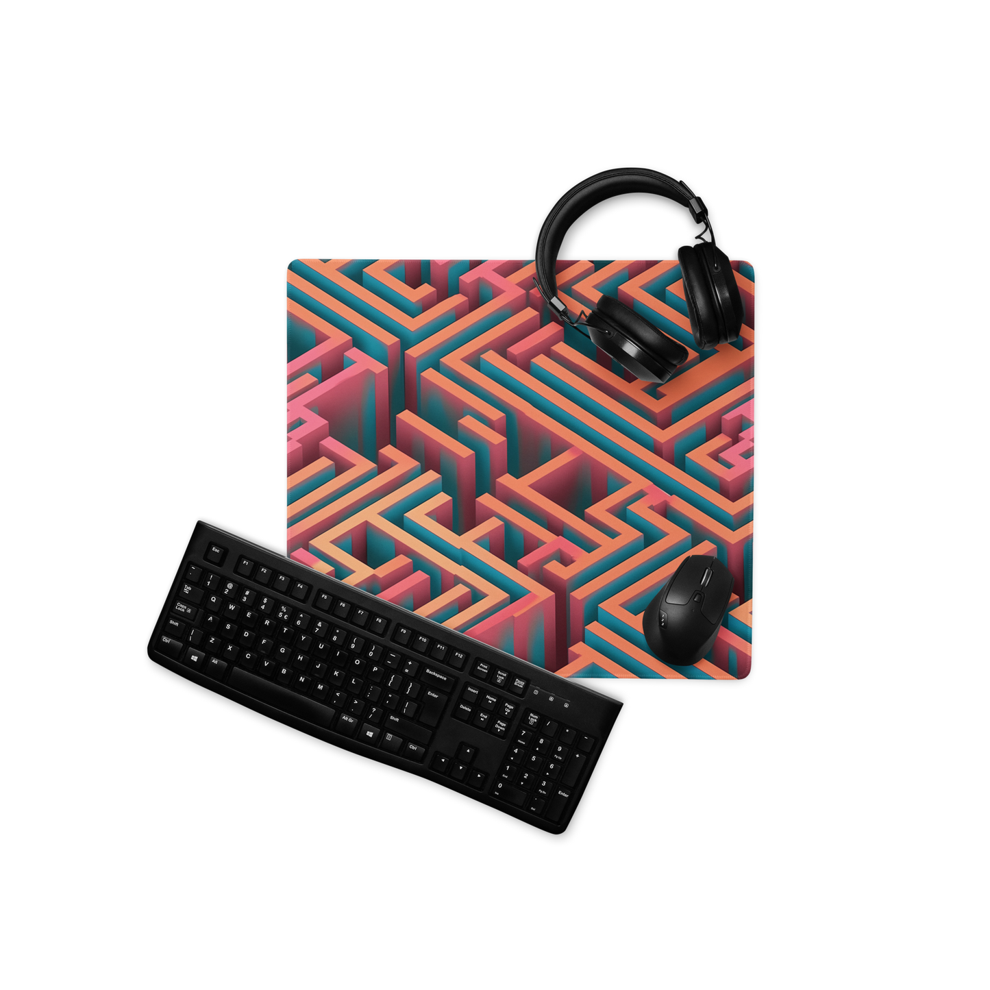 3D Maze Illusion | 3D Patterns | Gaming Mouse Pad - #2