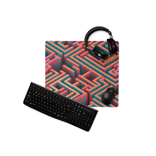 3D Maze Illusion | 3D Patterns | Gaming Mouse Pad - #2