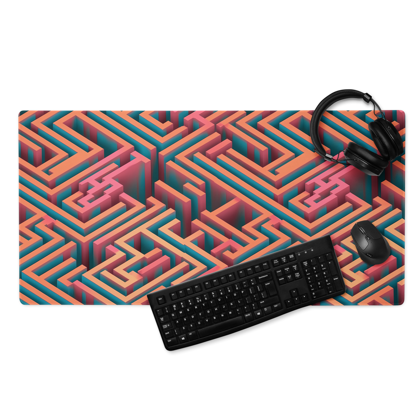 3D Maze Illusion | 3D Patterns | Gaming Mouse Pad - #2