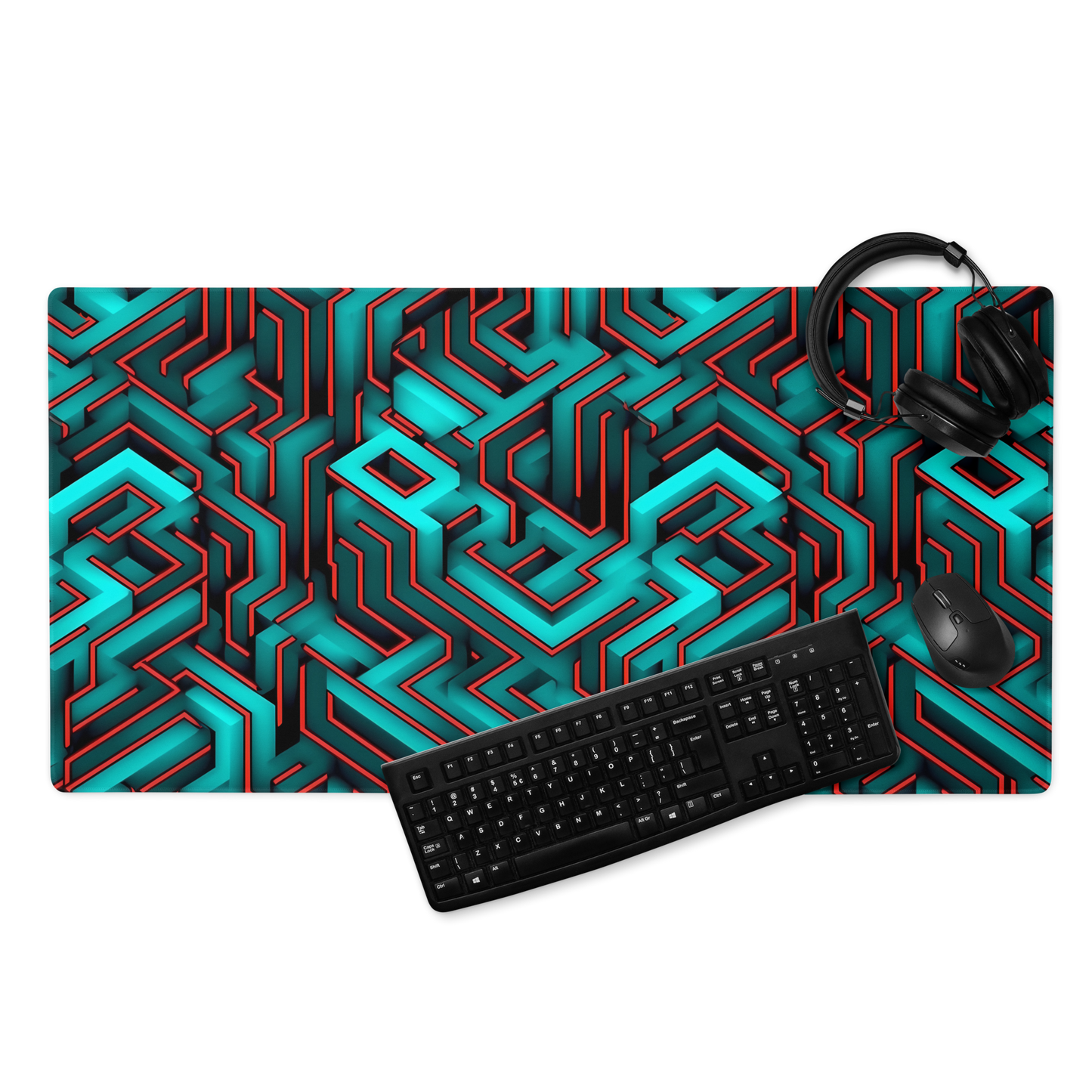 3D Maze Illusion | 3D Patterns | Gaming Mouse Pad - #3