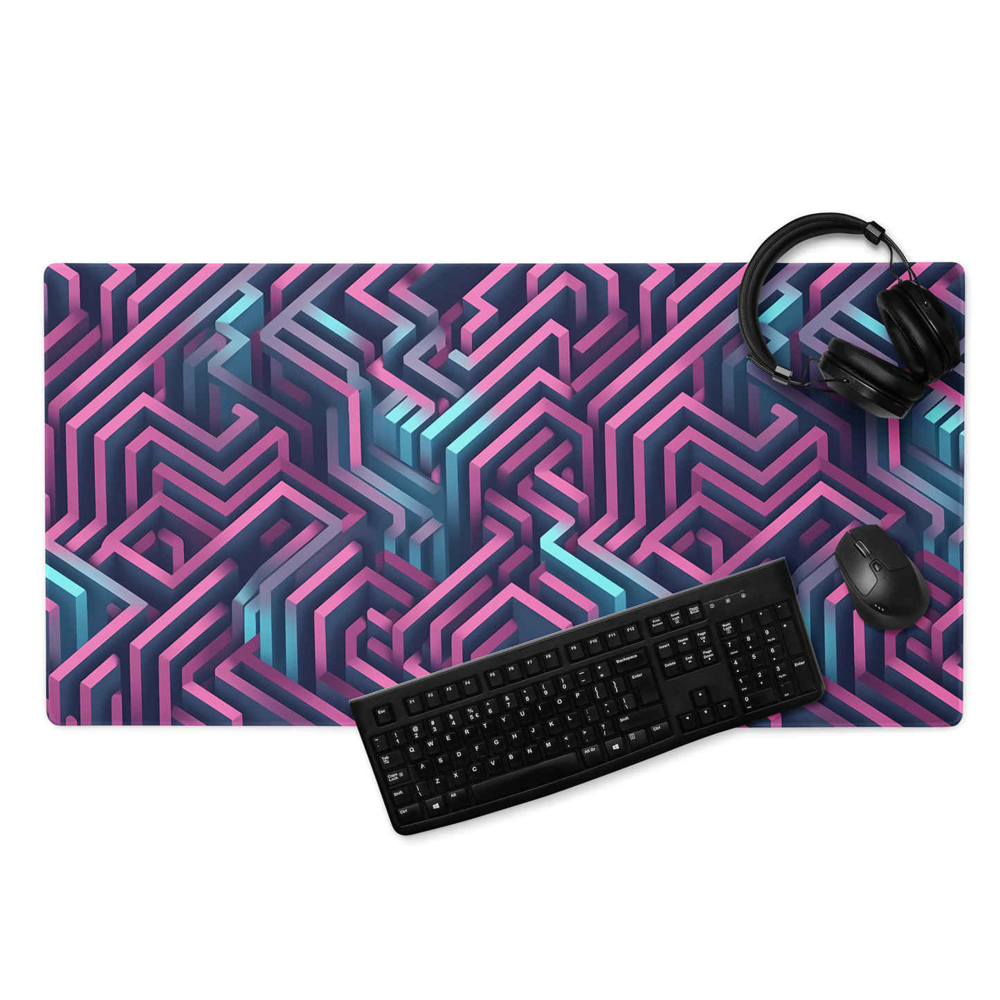 3D Maze Illusion | 3D Patterns | Gaming Mouse Pad - #5