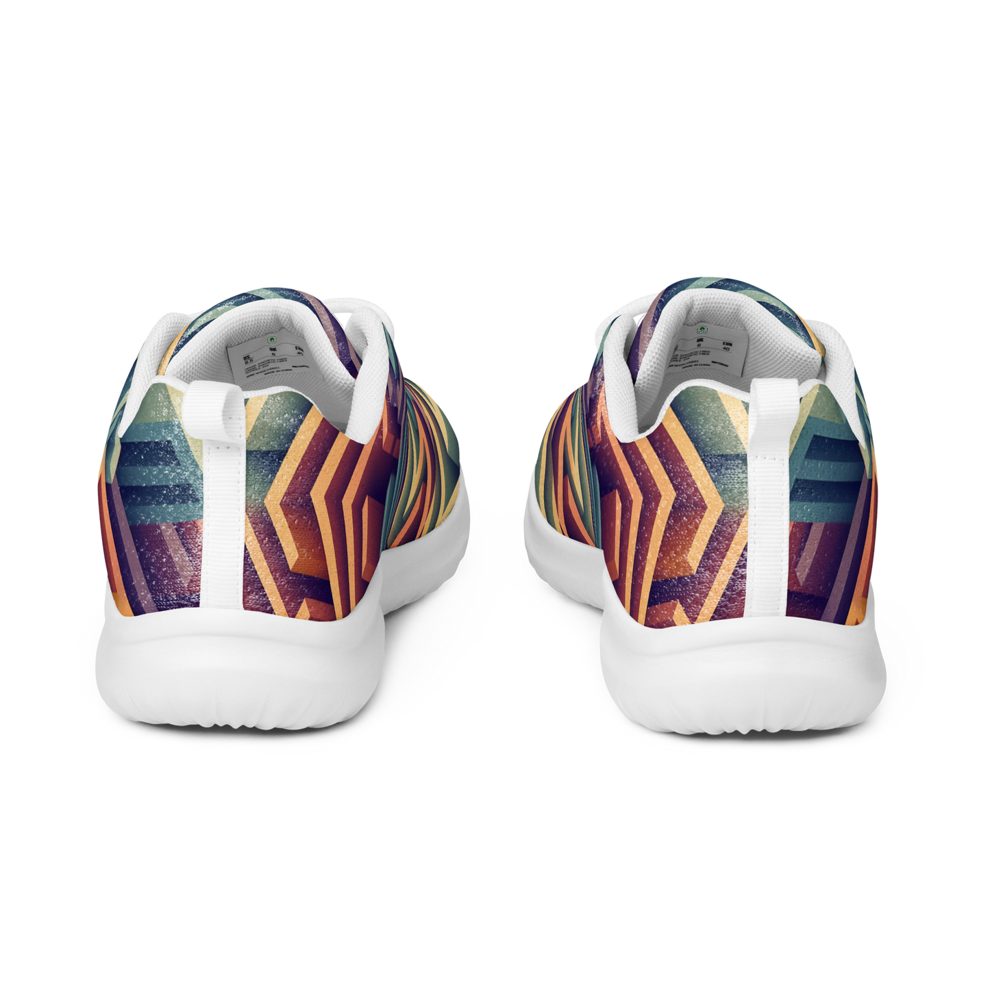 3D Maze Illusion | 3D Patterns | Men's Athletic Shoes - #3