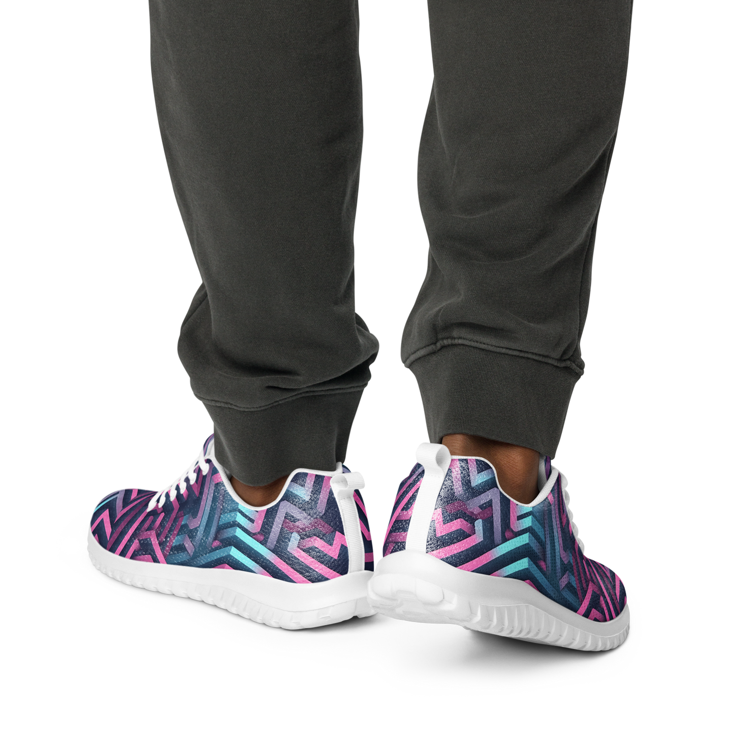 3D Maze Illusion | 3D Patterns | Men's Athletic Shoes - #4