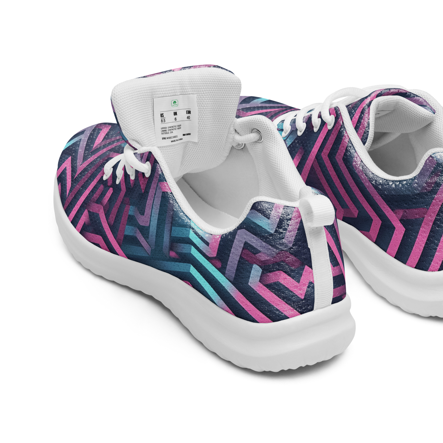 3D Maze Illusion | 3D Patterns | Men's Athletic Shoes - #4