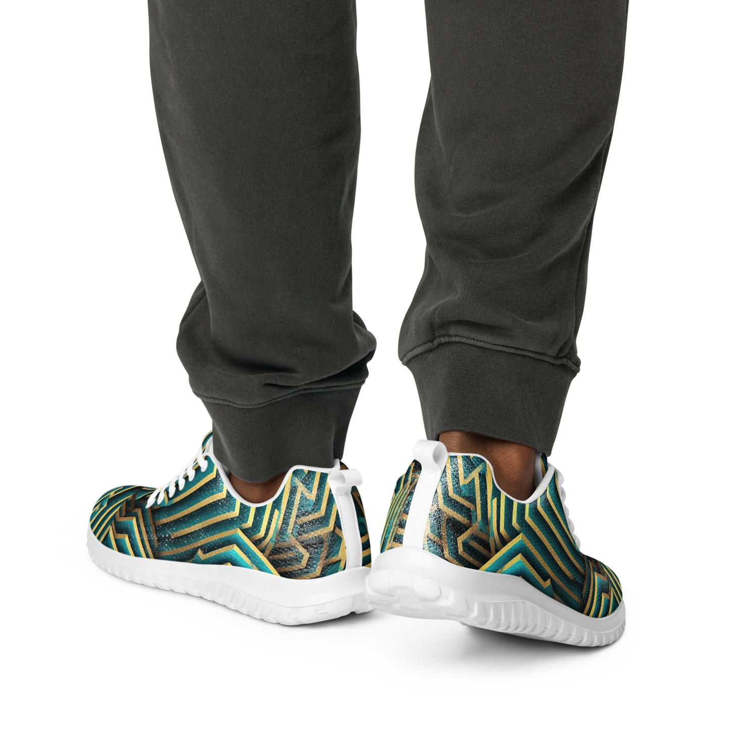 3D Maze Illusion | 3D Patterns | Men's Athletic Shoes - #5