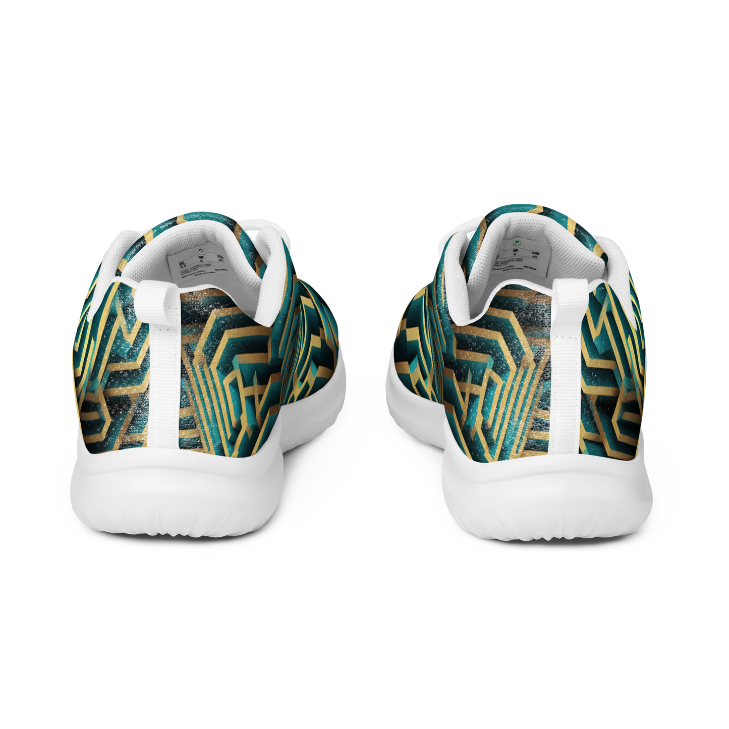 3D Maze Illusion | 3D Patterns | Men's Athletic Shoes - #5