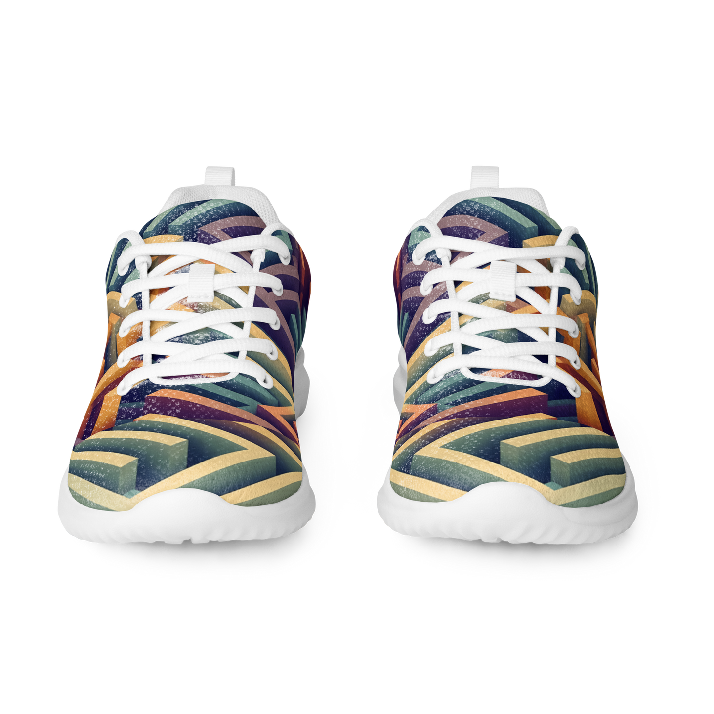 3D Maze Illusion | 3D Patterns | Men's Athletic Shoes - #3