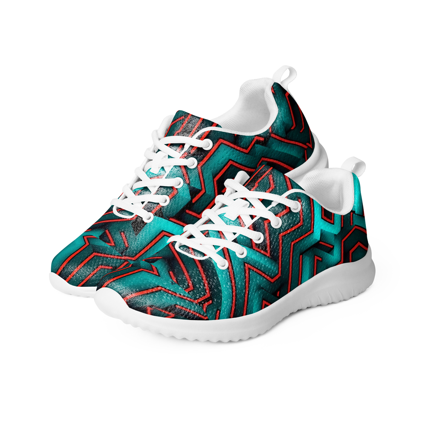 3D Maze Illusion | 3D Patterns | Men's Athletic Shoes - #2
