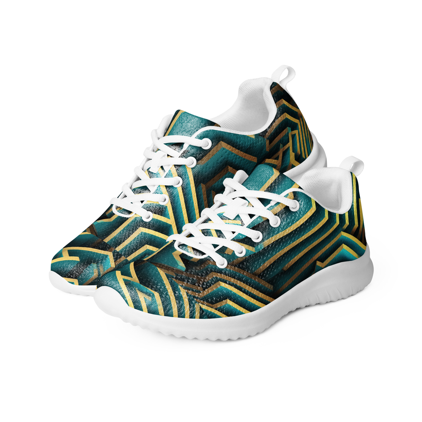 3D Maze Illusion | 3D Patterns | Men's Athletic Shoes - #5