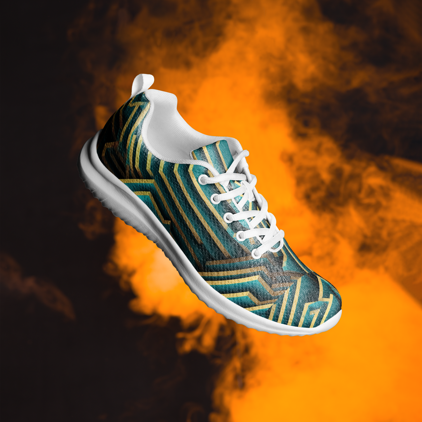 3D Maze Illusion | 3D Patterns | Men's Athletic Shoes - #5