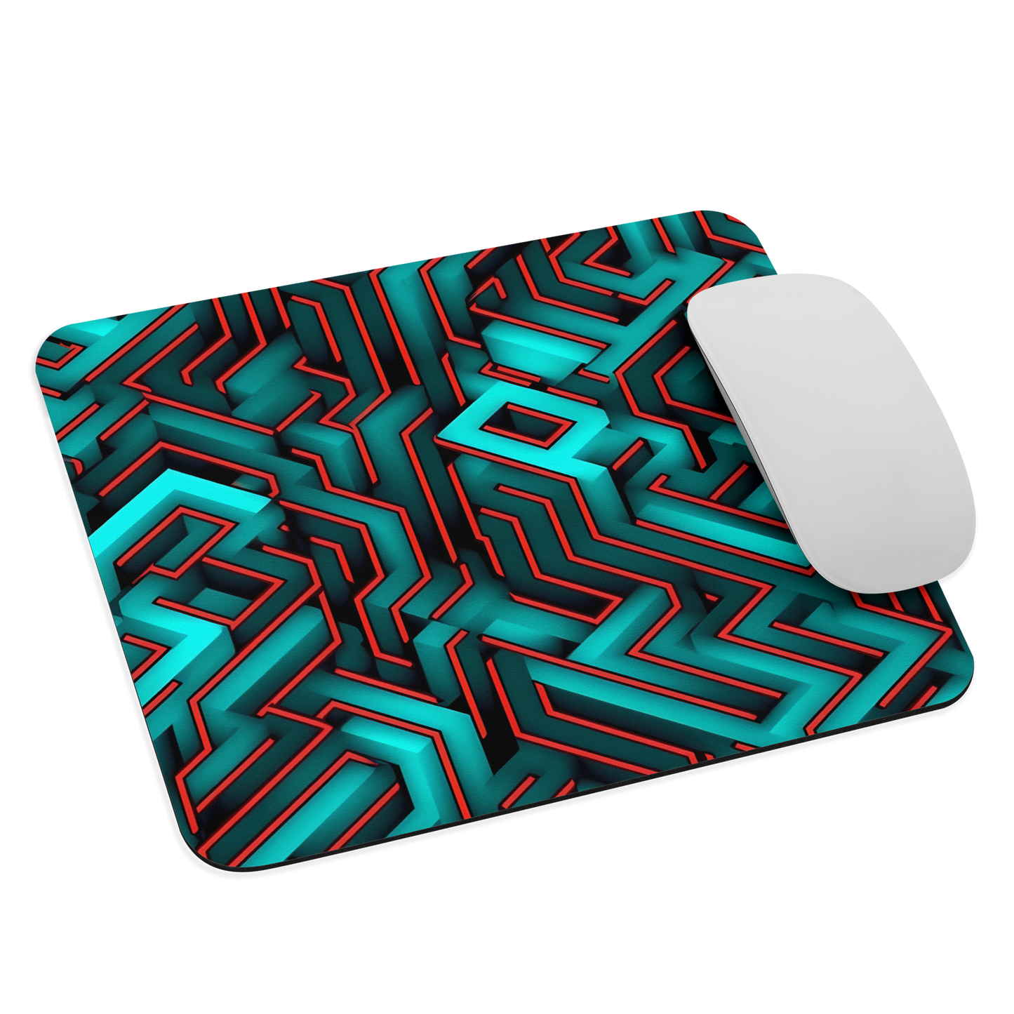 3D Maze Illusion | 3D Patterns | Mouse Pad - #2