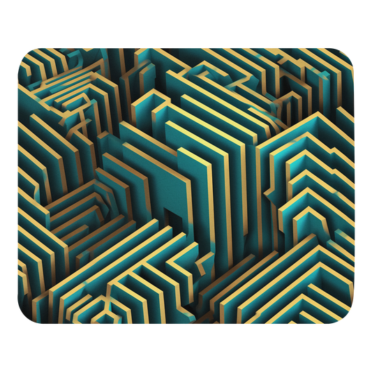 3D Maze Illusion | 3D Patterns | Mouse Pad - #5