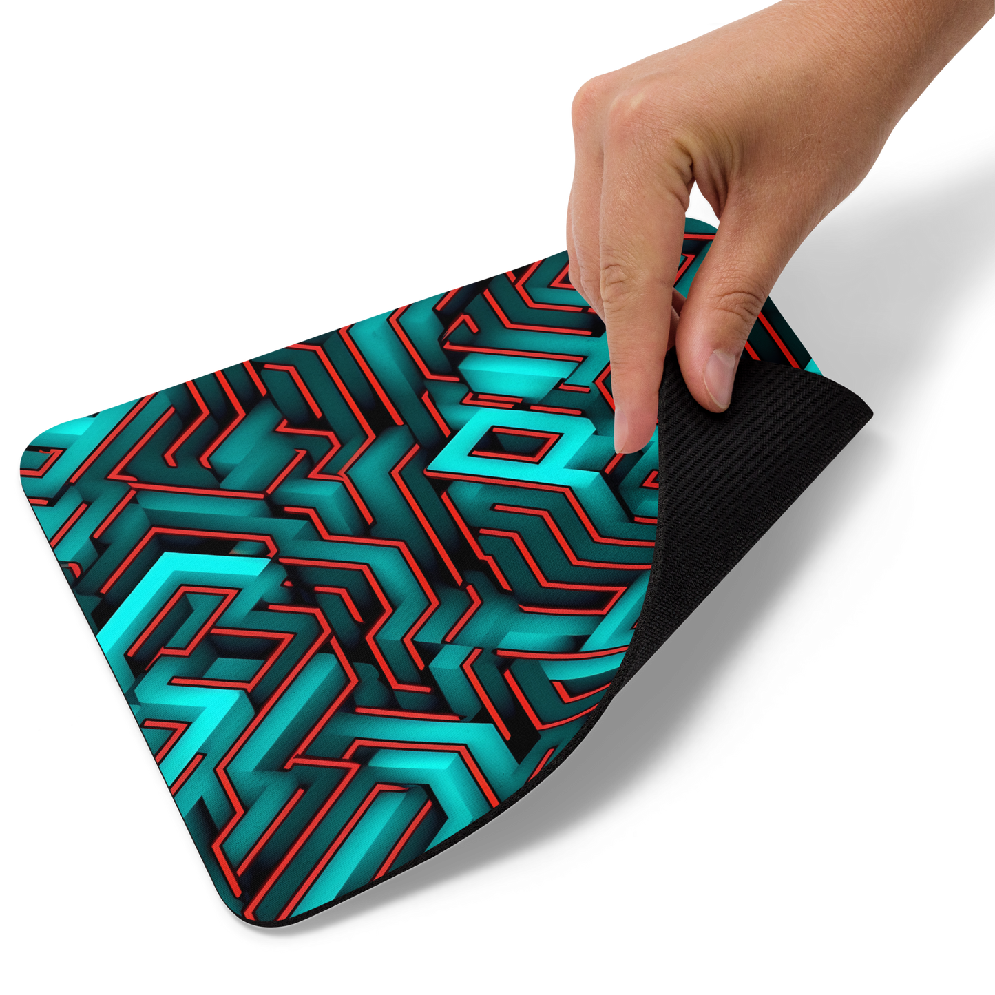 3D Maze Illusion | 3D Patterns | Mouse Pad - #2