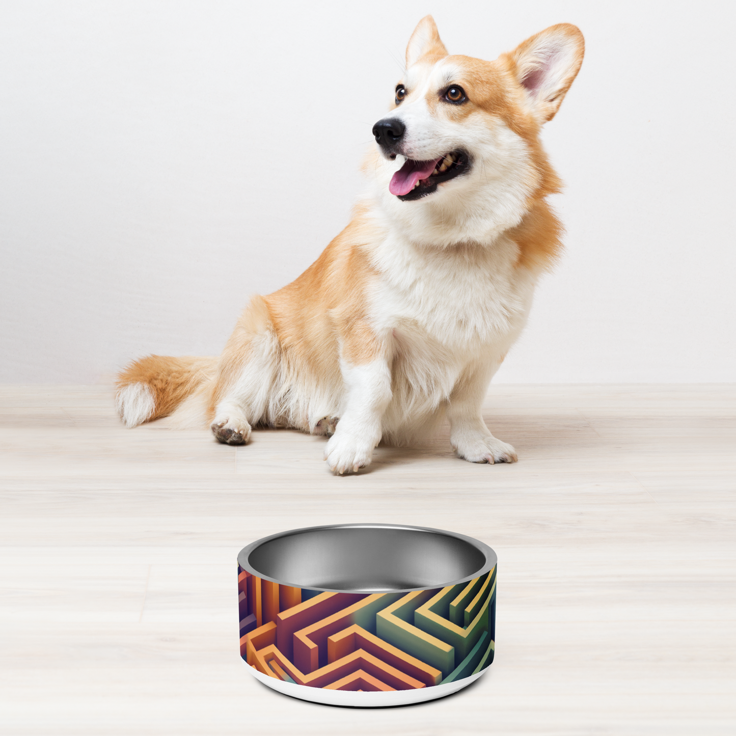 3D Maze Illusion | 3D Patterns | Pet Bowl - #3