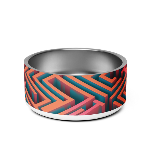 3D Maze Illusion | 3D Patterns | Pet Bowl - #1