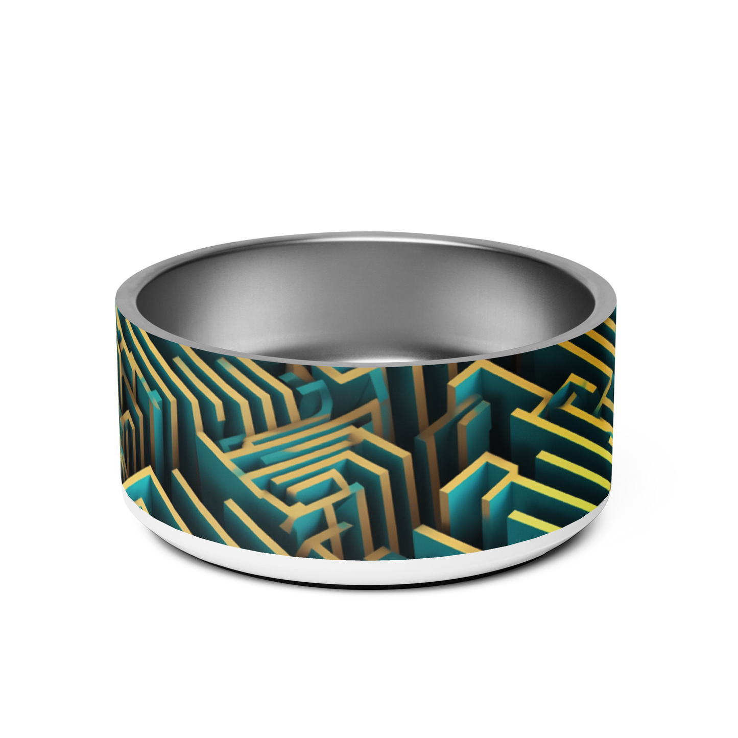 3D Maze Illusion | 3D Patterns | Pet Bowl - #5