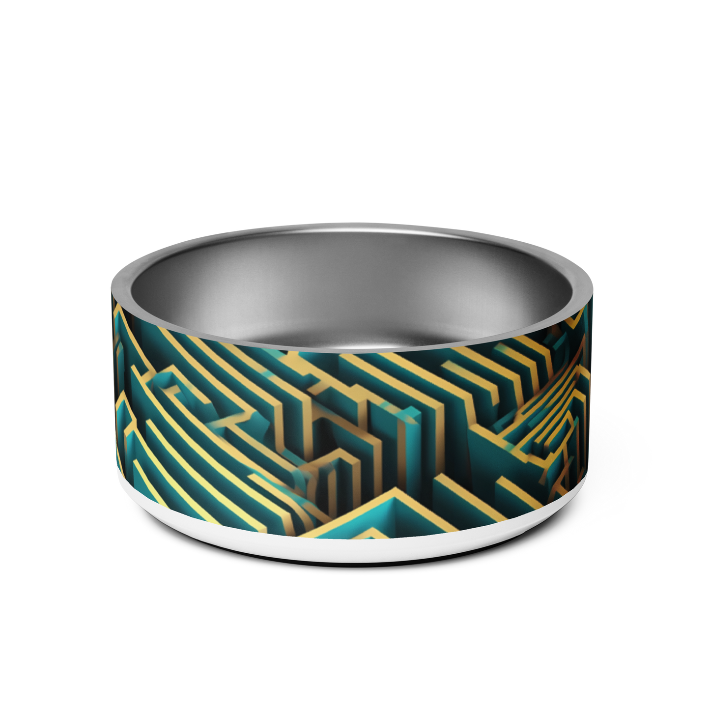 3D Maze Illusion | 3D Patterns | Pet Bowl - #5