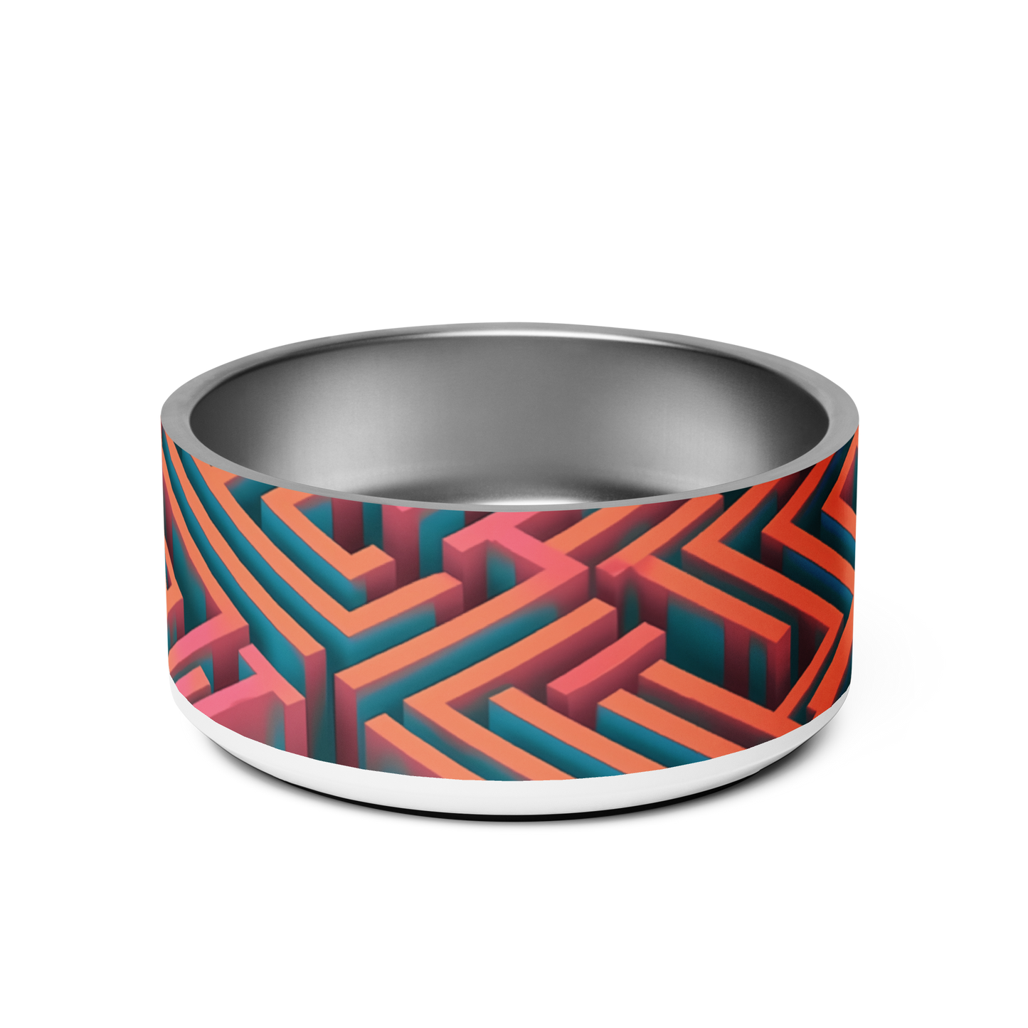 3D Maze Illusion | 3D Patterns | Pet Bowl - #1