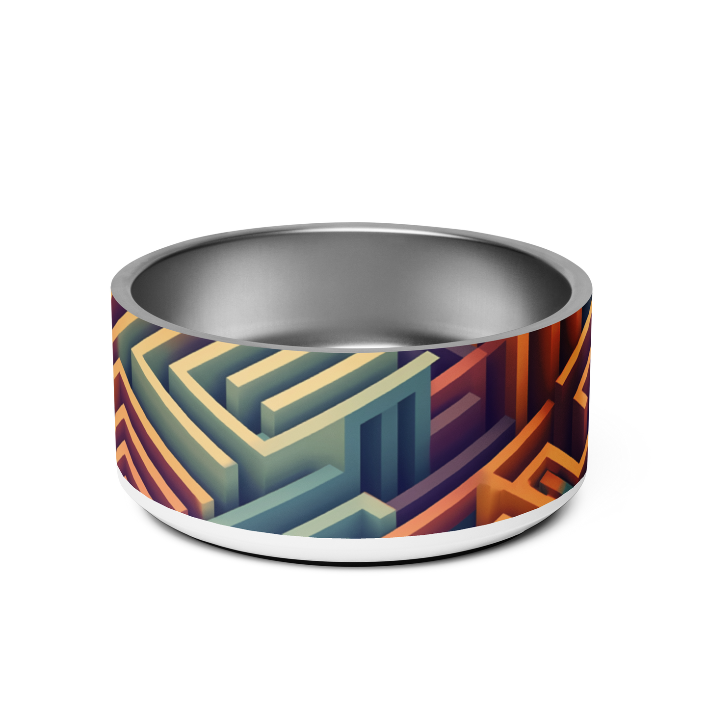 3D Maze Illusion | 3D Patterns | Pet Bowl - #3