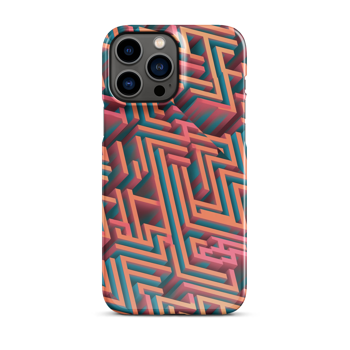 3D Maze Illusion | 3D Patterns | Snap Case for iPhone - #1