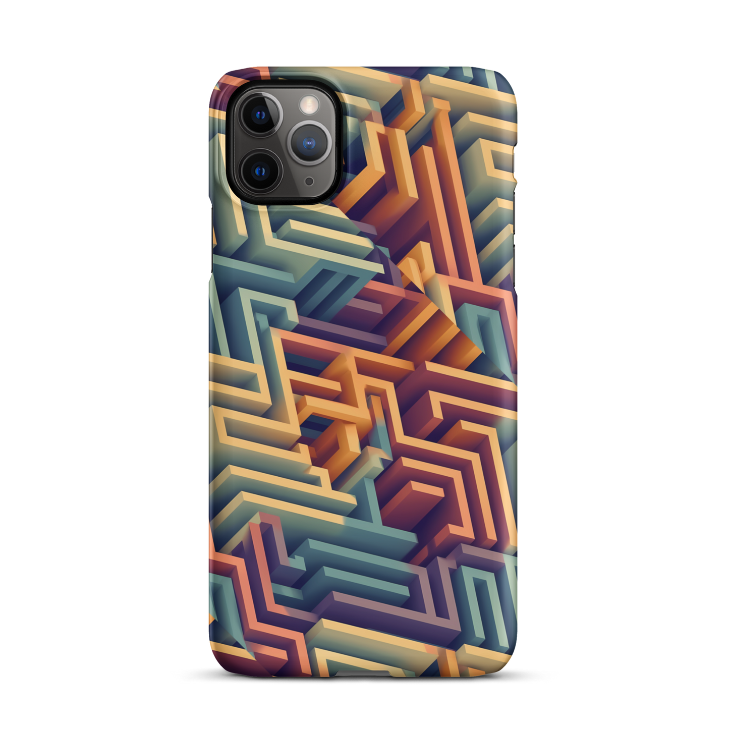 3D Maze Illusion | 3D Patterns | Snap Case for iPhone - #3
