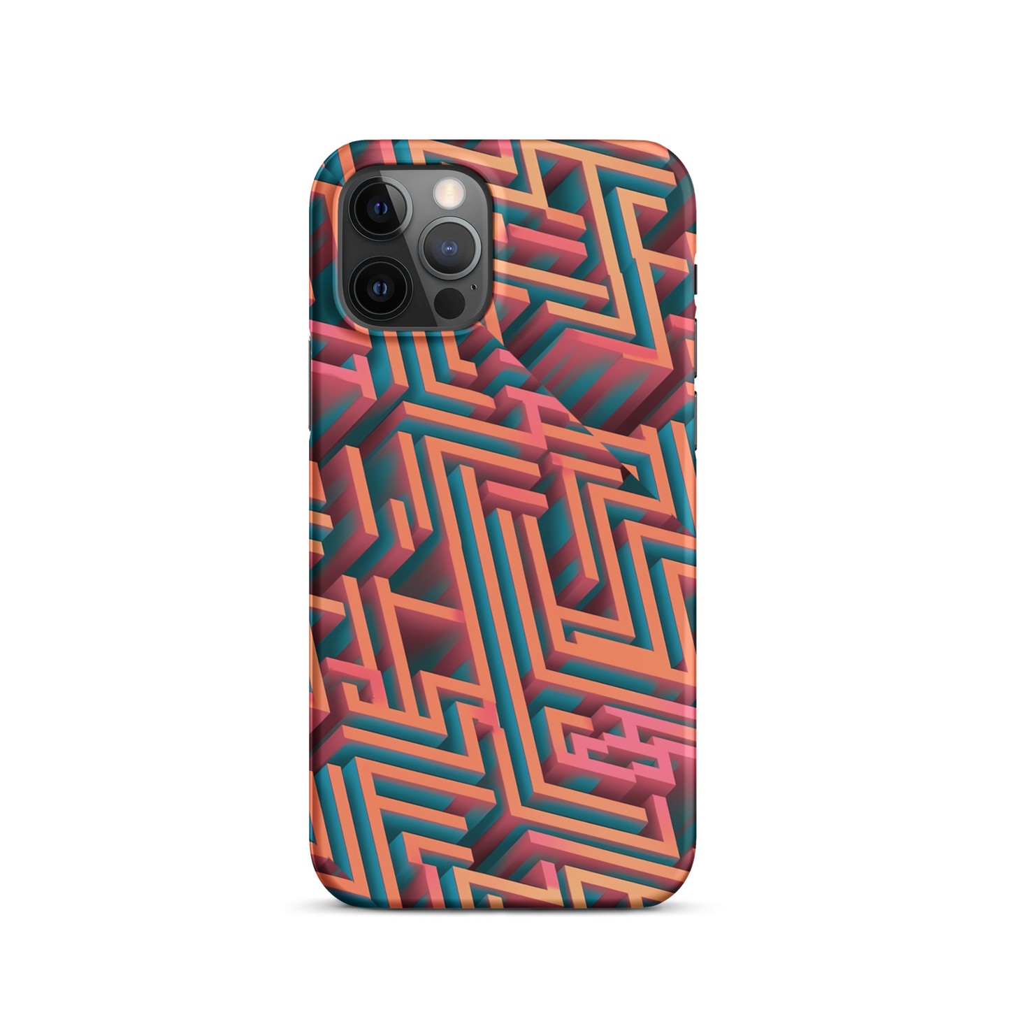 3D Maze Illusion | 3D Patterns | Snap Case for iPhone - #1