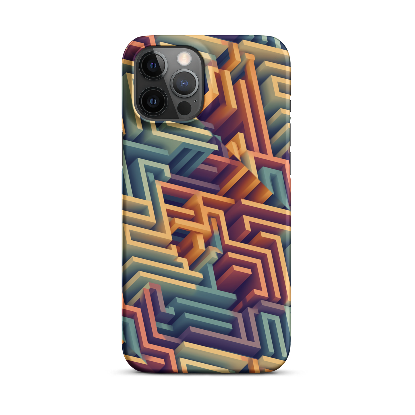 3D Maze Illusion | 3D Patterns | Snap Case for iPhone - #3
