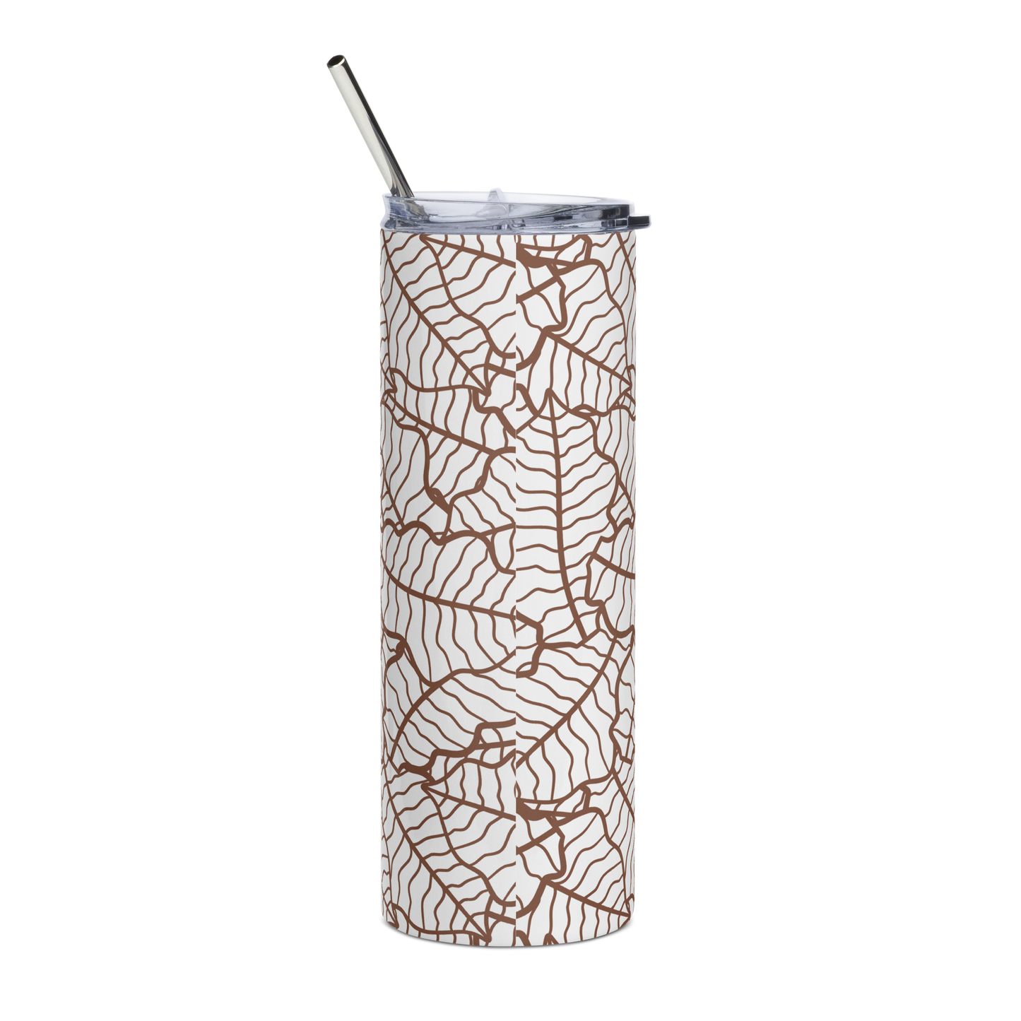 Colorful Fall Leaves | Seamless Patterns | Stainless Steel Tumbler - #5