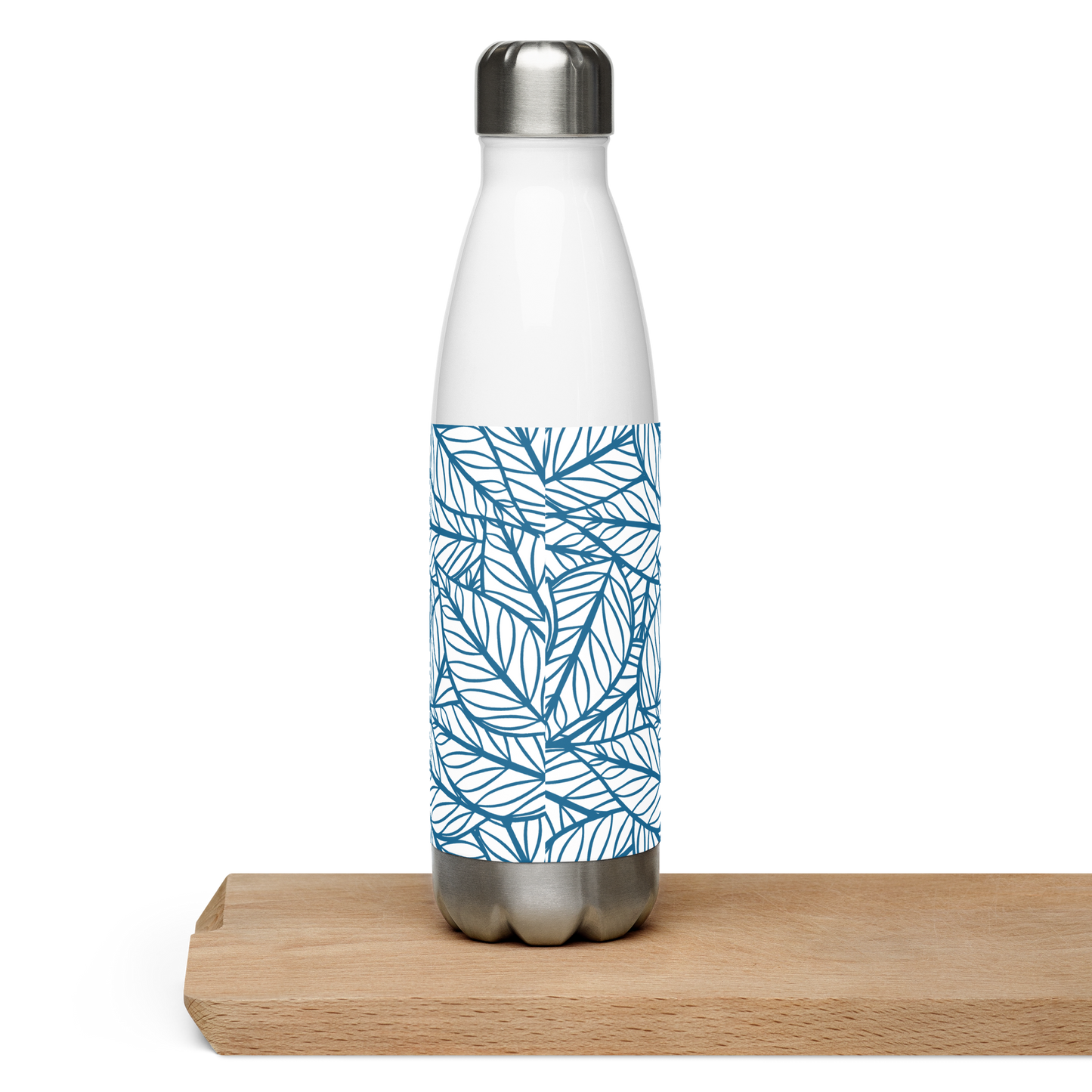 Colorful Fall Leaves | Seamless Patterns | Stainless Steel Water Bottle - #10