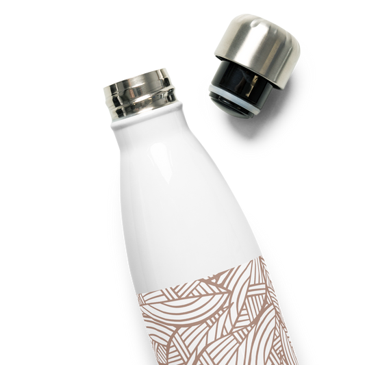 Colorful Fall Leaves | Seamless Patterns | Stainless Steel Water Bottle - #3