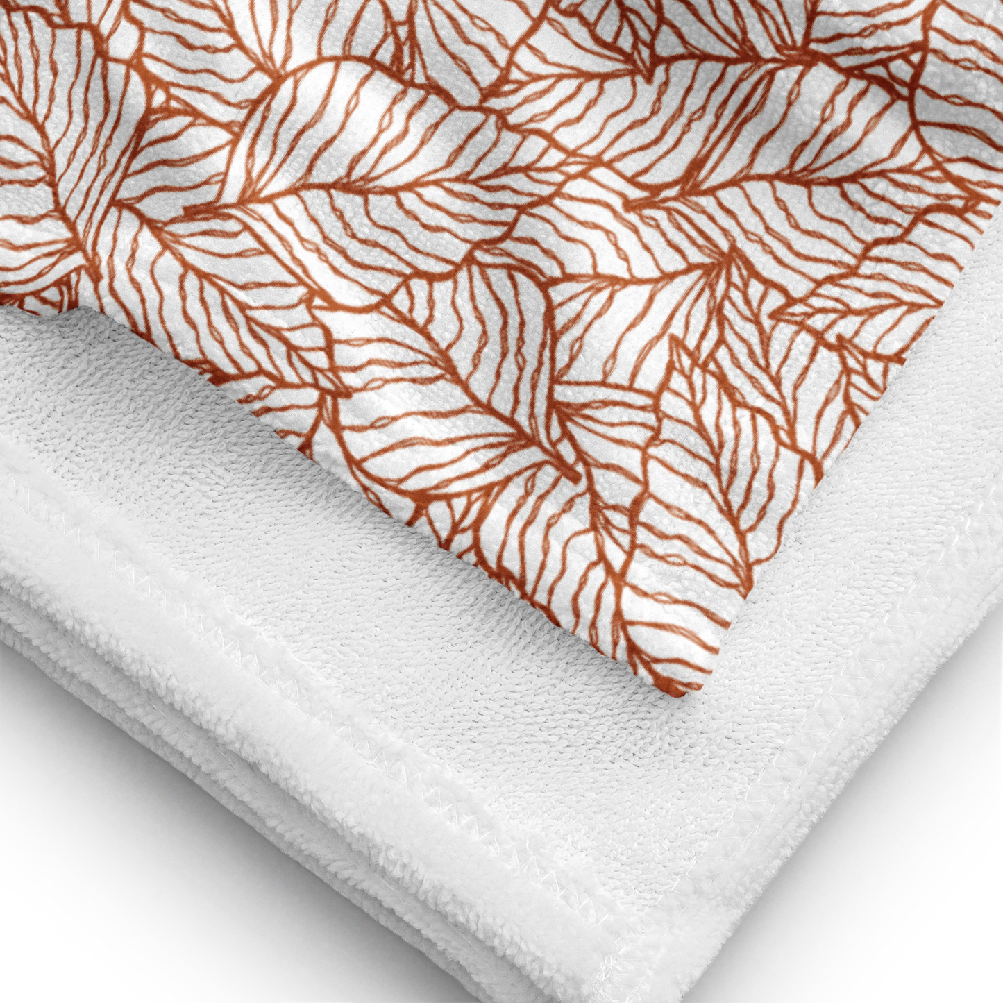 Colorful Fall Leaves | Seamless Patterns | Sublimated Towel - #1