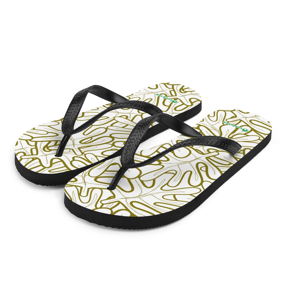 Colorful Fall Leaves | Seamless Patterns | Sublimation Flip Flops - #2