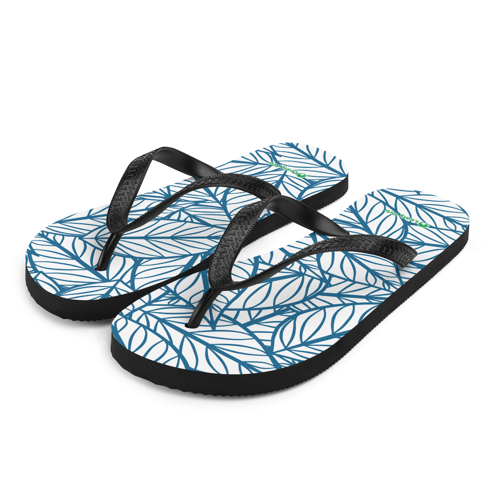 Colorful Fall Leaves | Seamless Patterns | Sublimation Flip Flops - #9