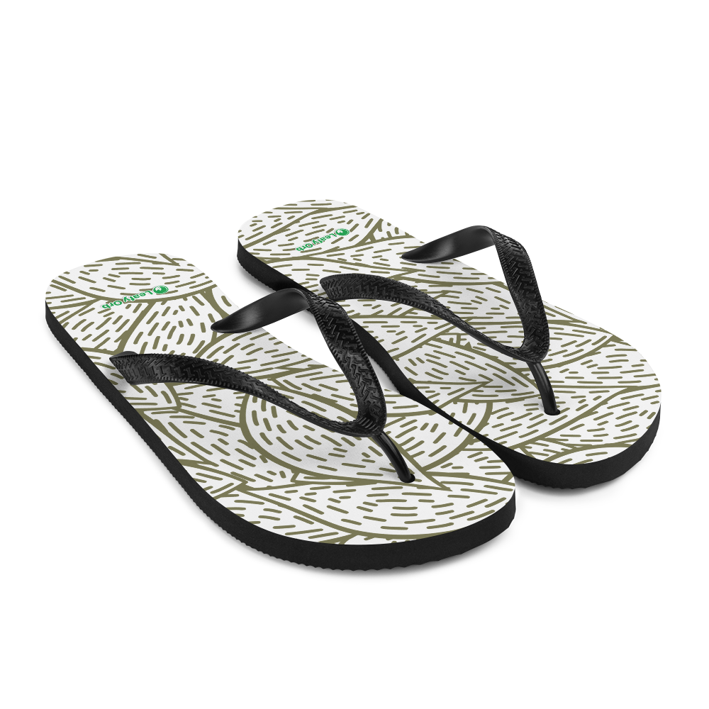 Colorful Fall Leaves | Seamless Patterns | Sublimation Flip Flops - #6