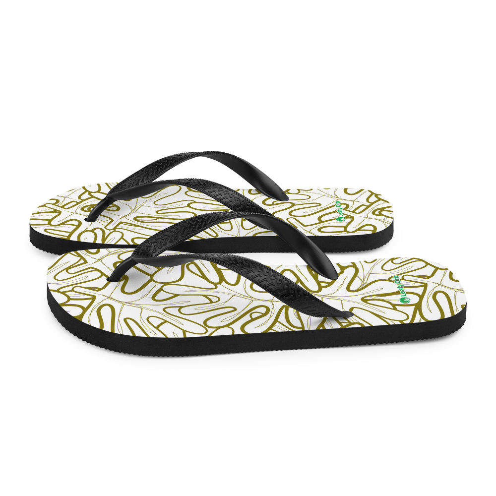 Colorful Fall Leaves | Seamless Patterns | Sublimation Flip Flops - #2